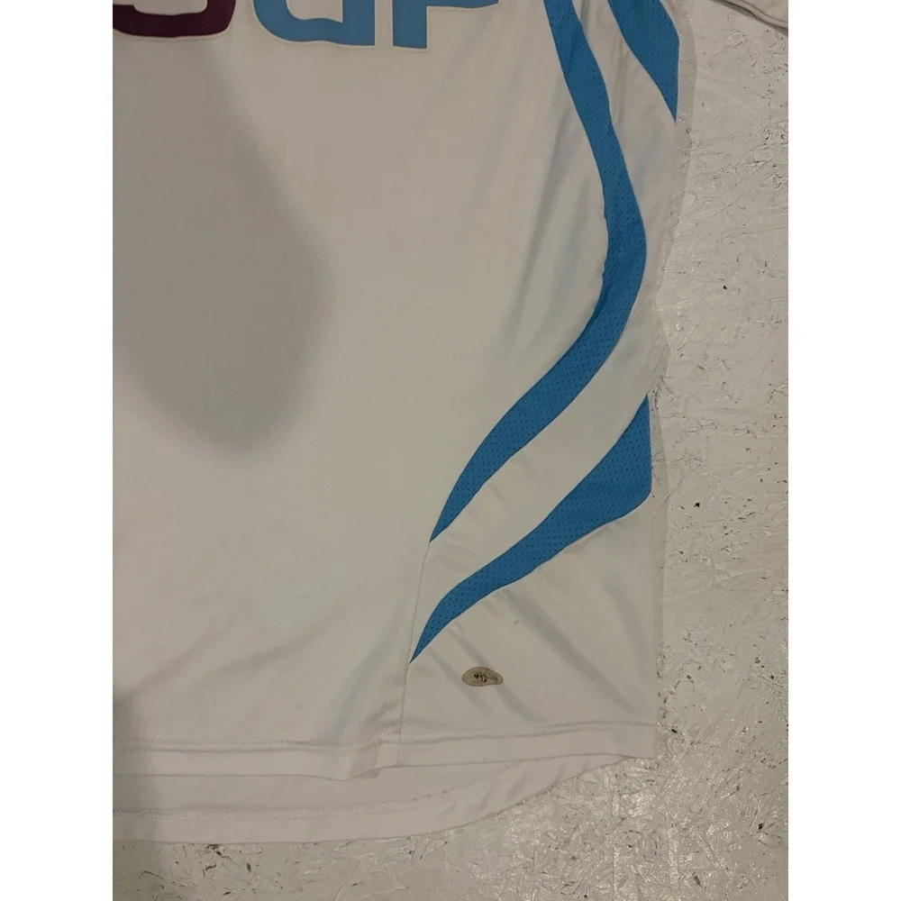 Adidas OLYMPIQUE MARSEILLE 2007-2008 Home Soccer Futbol Jersey Mens S (695732)